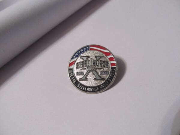 10th Anniversary Steel Horse Rally 2025 Pin